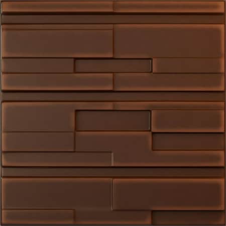Ekena Millwork 19 5/8in. W x 19 5/8in. H Offset Brick EnduraWall Decorative 3D Wall Panel Covers 2.67 Sq. Ft. WP20X20OBDRU